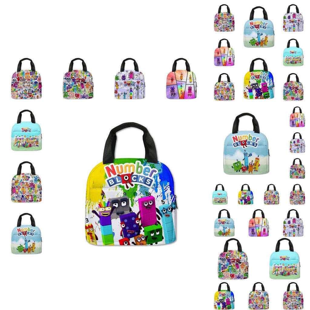 Ланч-бокс с термоизоляцией «Numberblocks» для учеников начальной школы