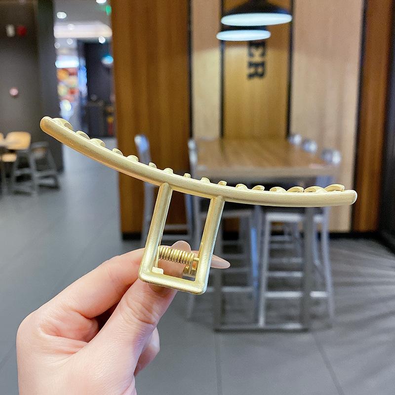 New Women Fashion Metal Geometric Hair Clips Claw Clip Large Acrylic Hair Clip Headband Hairpin Hair Crab Hair Accessories