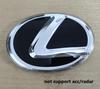 Front Grille Emblem + Rear Trunk Badge for Lexus CT200h IS ES NX RX UX GX GS F Sport No ACC Radar Logo Replacement Sticker PO8