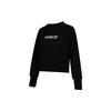 Nike Dri-FIT Get Fit Logo Printed Crewneck Casual Sports Sweatshirt Women Hooded Black CQ9306-010