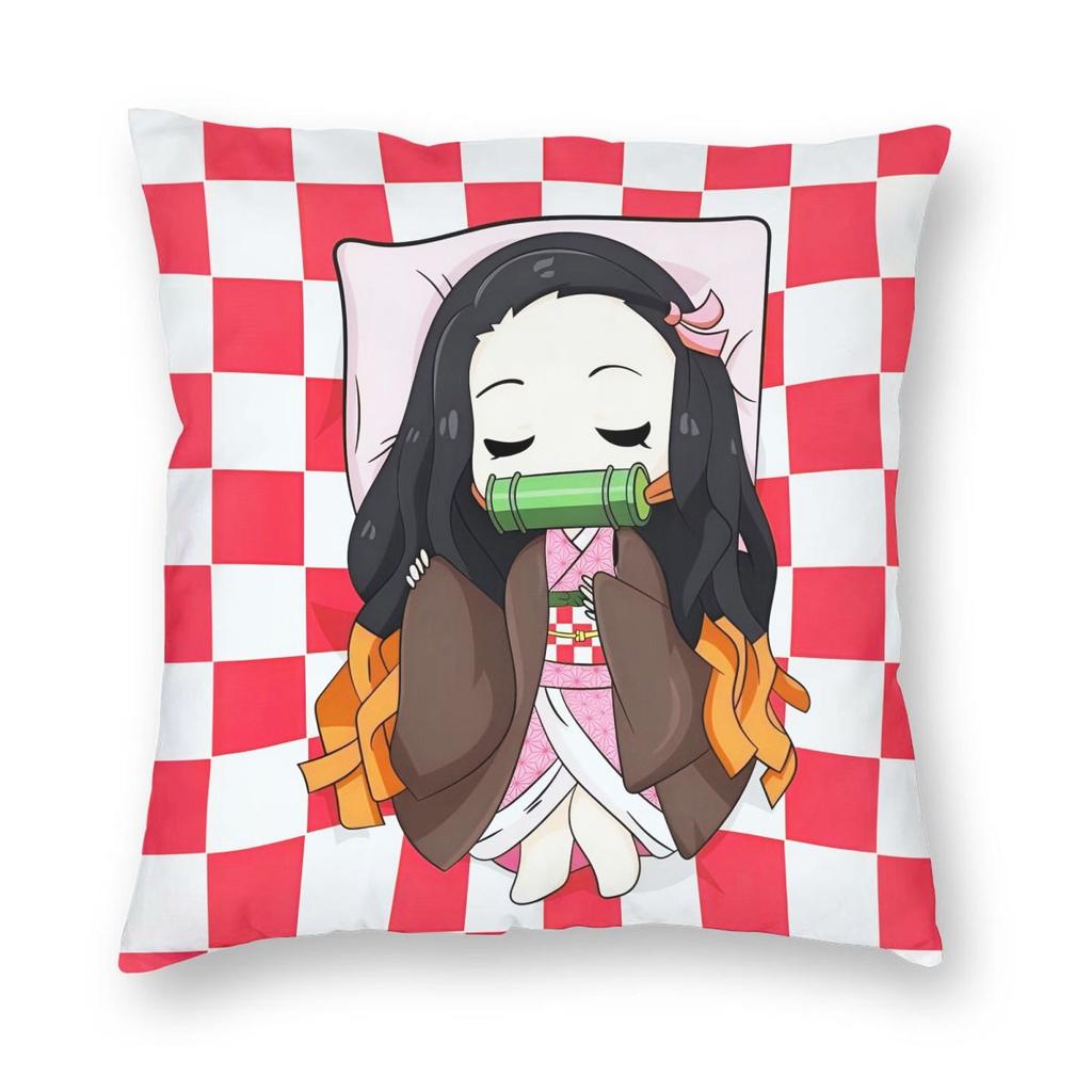 Anime Demon Slayer Tengen Uzui Pillowcase Printing Fabric Cushion Cover Decorations Throw Pillow Case Cover Car Square Xcm