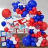 140PCS Independence Day Balloon Garland Arch Kit, Fourth of July, Birthday Party, Anniversary, Indoor and Outdoor Decorations