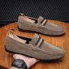 Fashion Summer Men Casual Shoes Suede Loafers Non Slip Walking Flats Slip On Casual Shoes for Male Work Office Driving Zapatillas Hombre