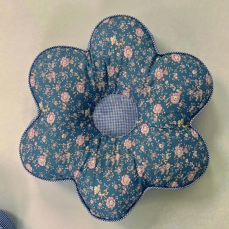 Корейская подушка с цветком сливы: Подушка для сна из 100% хлопка для офиса и спальни