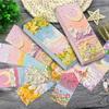 1box Artistic Paper Bookmarks Beautiful Flower Sea Snow Mountain Colorful Cloud Paper Bookmarks Student Teacher Stationery