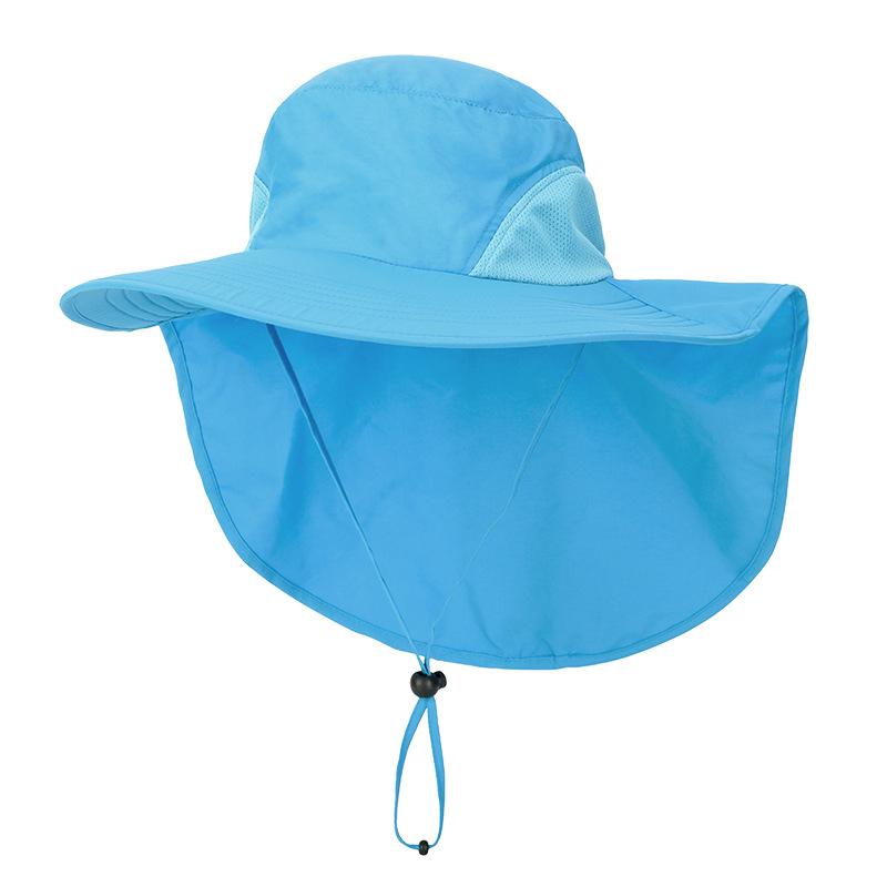 Summer Outdoor Women's Sun Protection Hat Fishing Hat Waterproof Large Brim Bucket Hat Men's Breathable Sunshade Sun Hat 2026