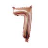 32-Inch US Number Birthday Party Balloons - Individual Aluminum Film