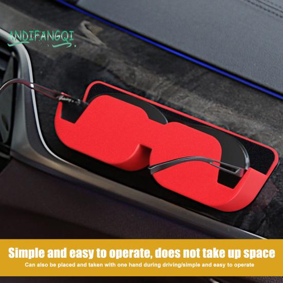 Чехол для автомобильных очков. Держатель для хранения автомобильных солнцезащитных очков - самоклеящийся с фетровой подкладкой. Чехол для автомобильных очков.