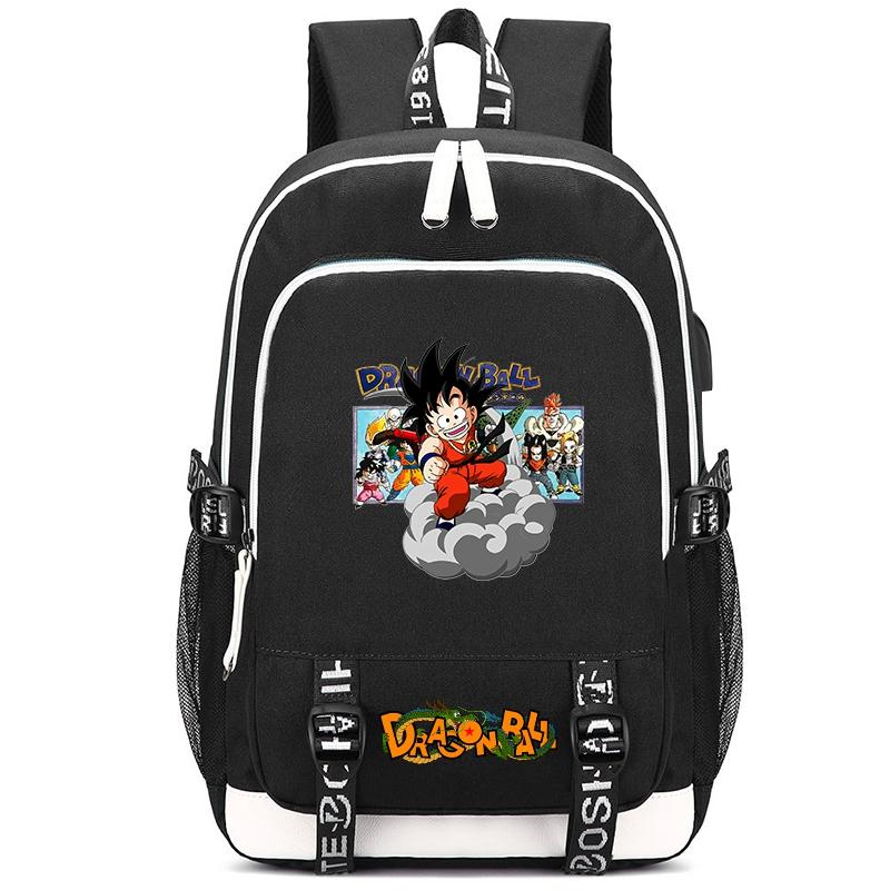 Холщовый рюкзак в стиле аниме Dragon Ball, рюкзак с принтом для девочек и мальчиков, подарок для школы, книжная сумка для мужчин и женщин, дорожная сумка Mochila