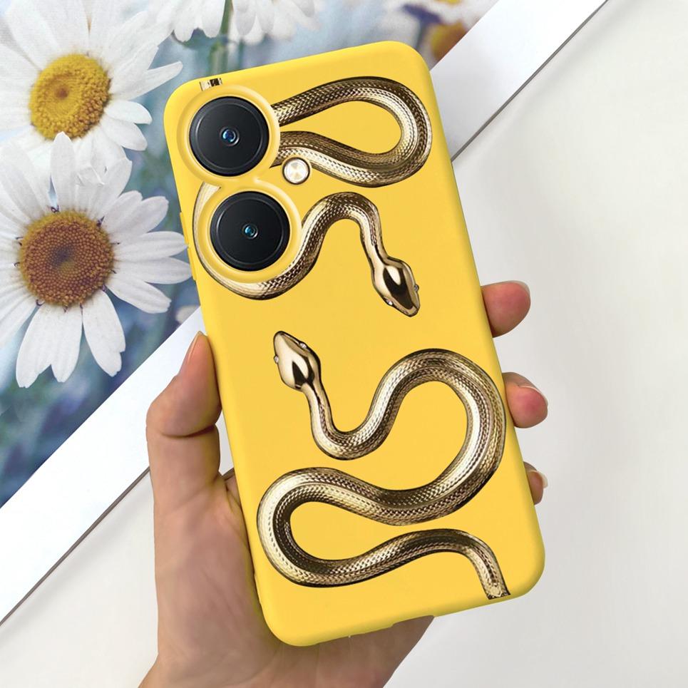 Soft Silicone Covers For Vivo Y27 Y36 4G 5G Case Bumper Shell Cartoon Child Fashion Soft TPU Silicone Etui For Vivo Y36 5G Y 27