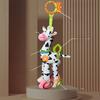 Baby Bed Hanging Rattle With Plush Bunny Wind Chime For Nursery Decor