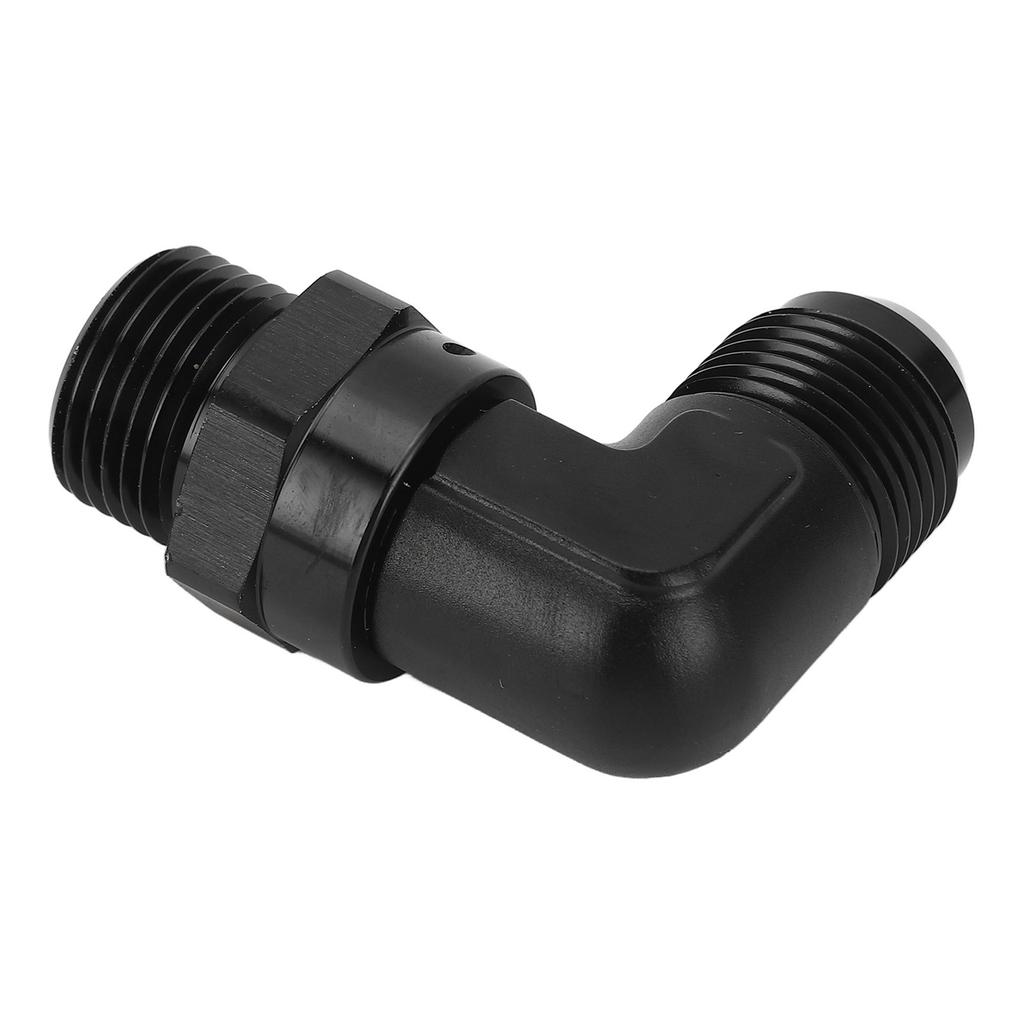 10AN To 10ORB Male Fitting Aluminum Alloy Black Anodizing 90 Degree for Fuel Lines Pumps Filters