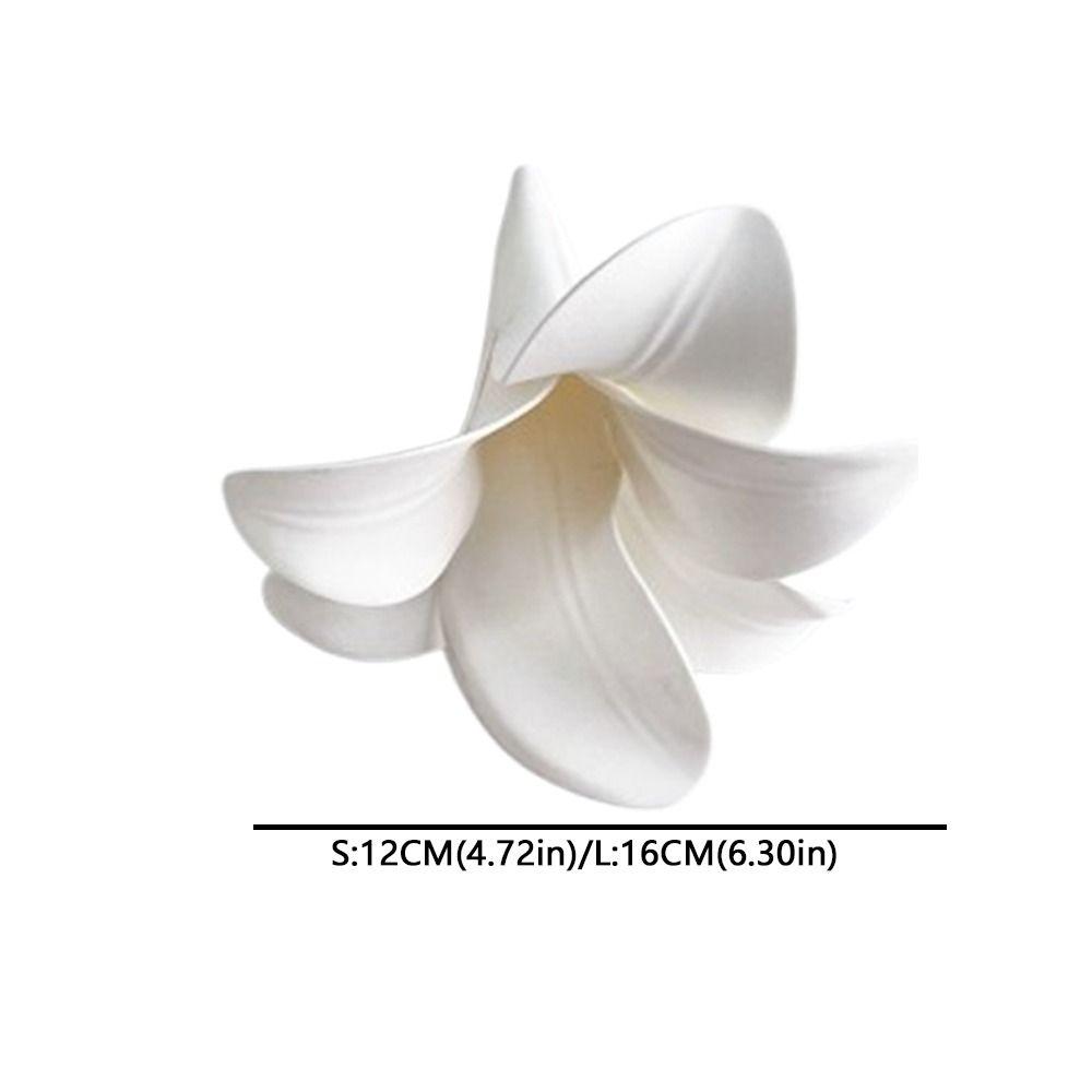 5pcs DIY Craft Artificial EVA Flower Realistic Lifelike Hanging Flower Head Handmade Elegant Fake Flowers Engagement Ceremony