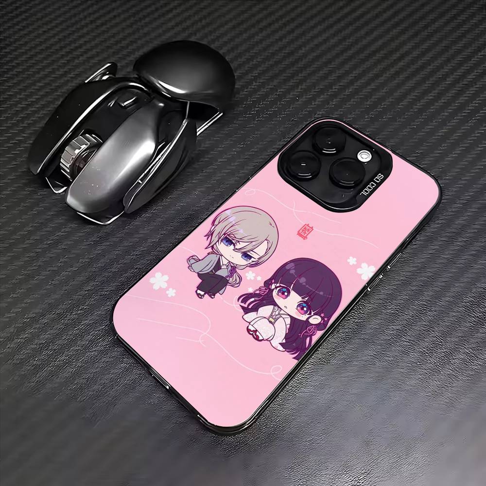 Чехол для телефона Аниме M-My Happy M-Marriage Для iPhone17,16,15,14,13,12,11 Plus,Pro Max Цветной Посеребренный Внутренний Чехол