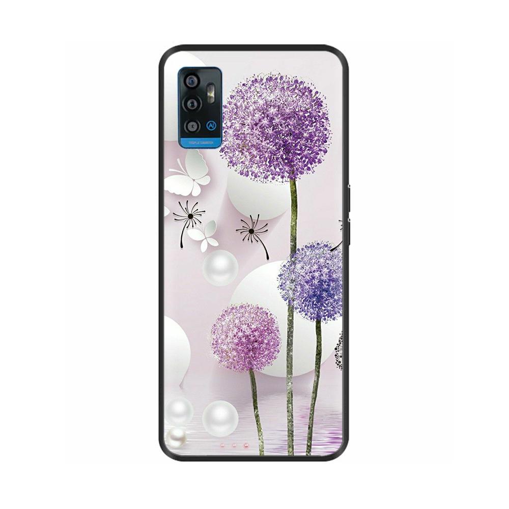 Чехол для ZTE Blade A51 BladeA71 Стильный Расписной Силиконовый Мягкий Защитный Задняя Крышка Для ZTE Blade A71 A7030 BladeA51 Чехлы для Телефона