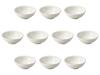 Set of 10 Mino Folk Craft Noodle Bowls X 8 Noodle Plate Setomonohonpo [21.4 Cm]
