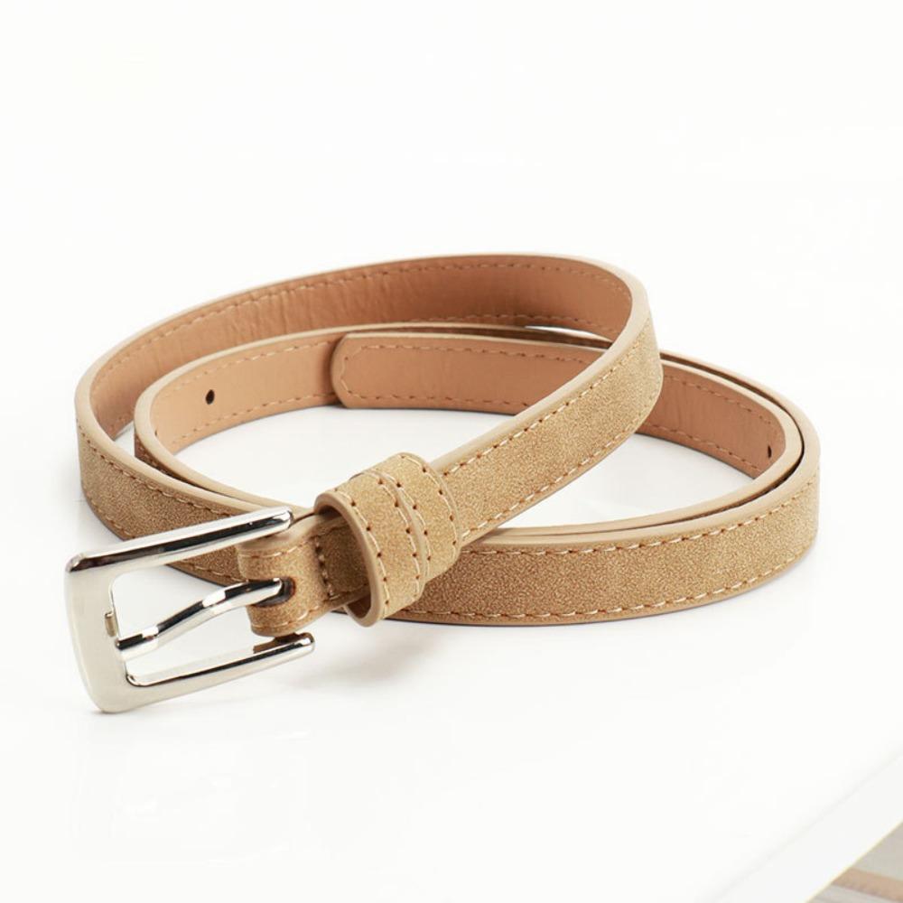 Ремень из замшевой кожи с пряжкой-штифтом, роскошный дизайн, матовый пояс, модный деловой пояс для талии для женщин