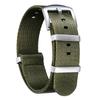 BINLUN Premium Ballistic Nylon Watch Strap, Thick, 18mm, 20mm, 22mm, 24mm, Multicolor, with Silver/Black Buckle, Unisex, 20 Colors