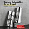 Stainless Steel Corner Scraper Silver Putty Scraper New Corner Trowel  Drywall Finishing