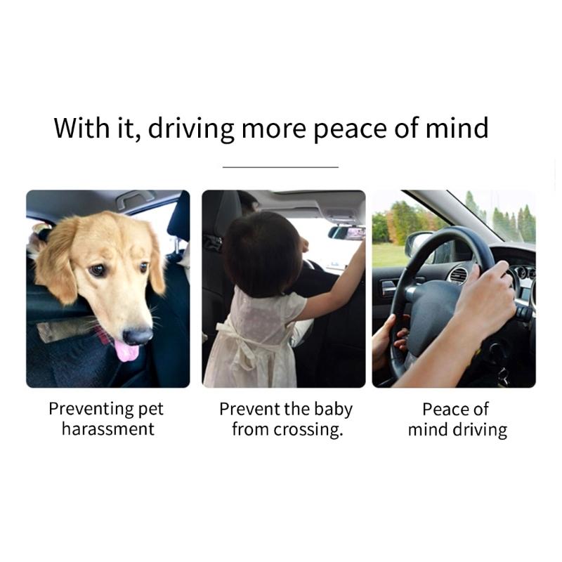 Car Dogs Net Barrier Rear Protections Dogs Guard Car Isolation Net Pet Barrier Car Divider Dogs Car Guard on Travel