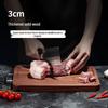 COOKER KING YC40CB Thick Blackwood Solid Wood Chopping Board