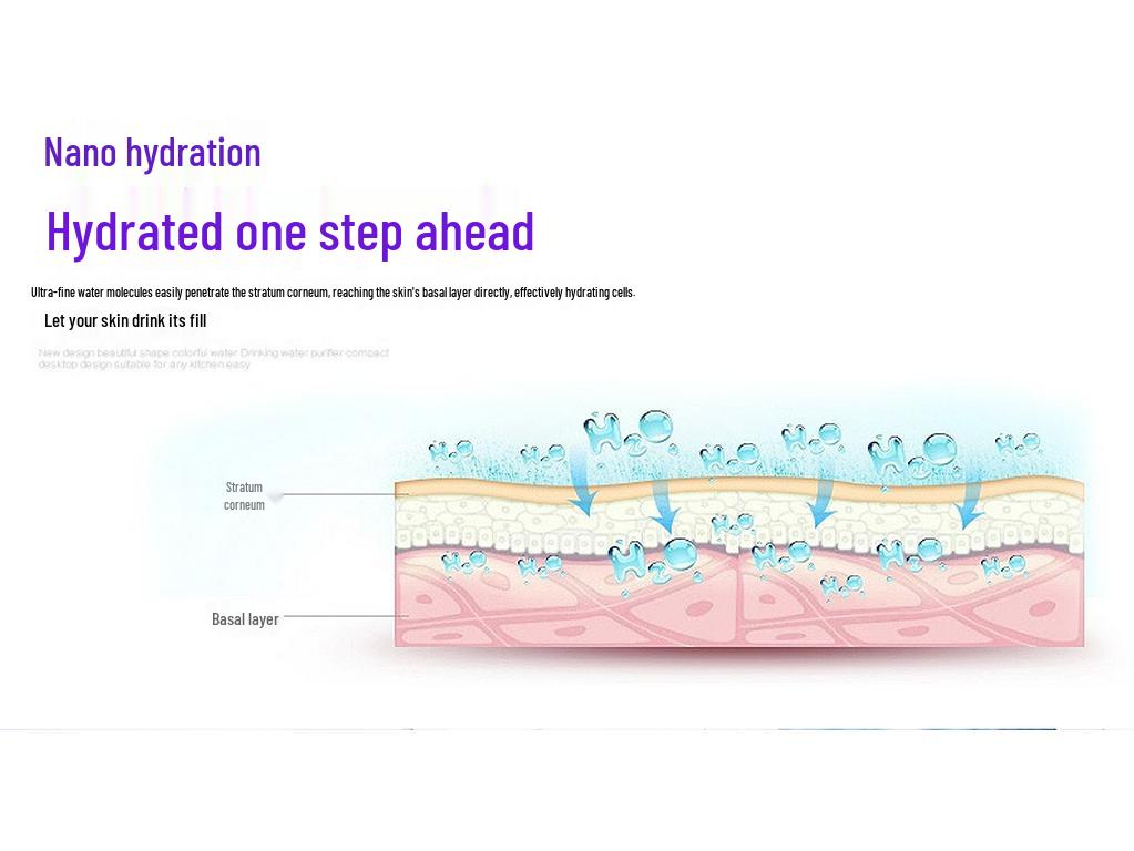 Увлажняющий паровой аппарат для лица и очищающий спрей-машина для дома
