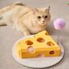 Hollow Teasing Cat Box Felt Cat Claw Grinding Toys Funny Interactive Cat Toys  Indoor Use