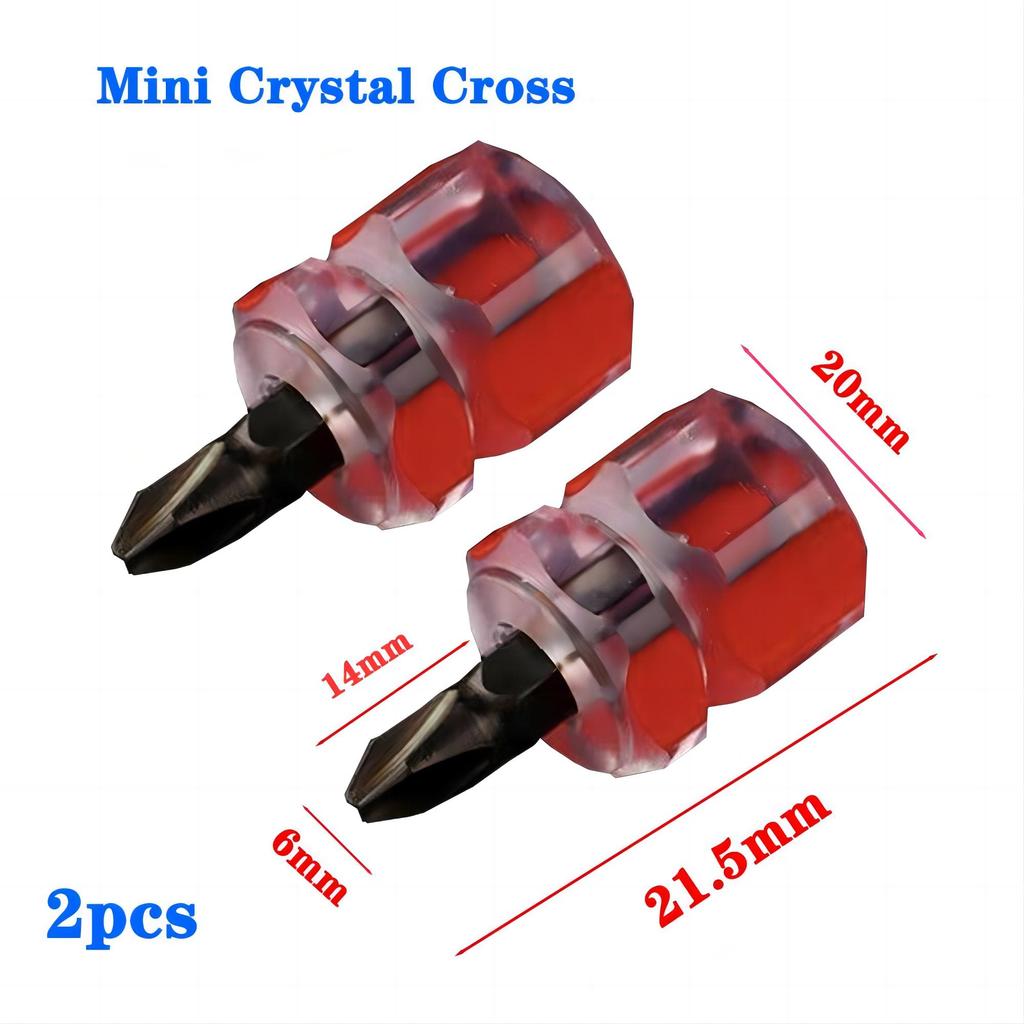 Набор отверток, набор мини-маленьких портативных отверток с головкой редиса, точные инструменты для ремонта автомобиля, ручные инструменты для ремонта с прозрачной ручкой