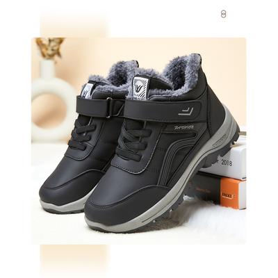 Зимние утепленные сапоги для парного снега, короткие сапоги, теплые хлопковые сапоги