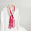 Spring and Summer Thin Linen Scarf Slender Narrow Long Breathable Neck Protection Scarf for Women Versatile Extended Scarf Accessories