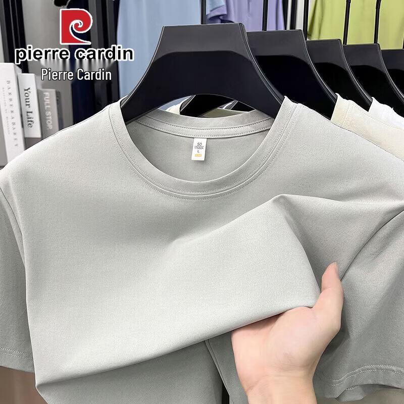 Pierre Cardin Men's Summer Casual Round Neck Short Sleeve T-Shirt