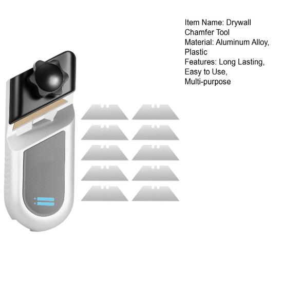 Инструмент для снятия фаски с гипсокартона Быстрый резак для гипсокартона Компактный дизайн 45-градусный эффективный гипсокартон