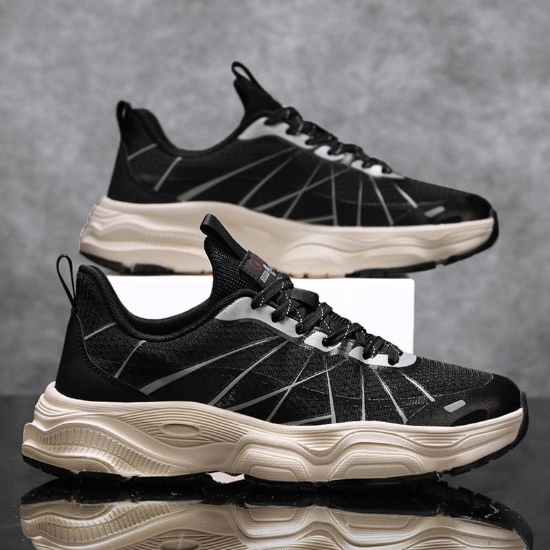 Модные модные мужские кроссовки, роскошные массивные повседневные кроссовки для мужчин, увеличивающие рост, обувь для пап, дышащая спортивная обувь, мужские кроссовки