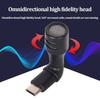 Vbestlife Android Type-C Microphone, High Sensitivity Smartphone Video Mini Omnidirectional Microphone with 90 Degree Angle Plug