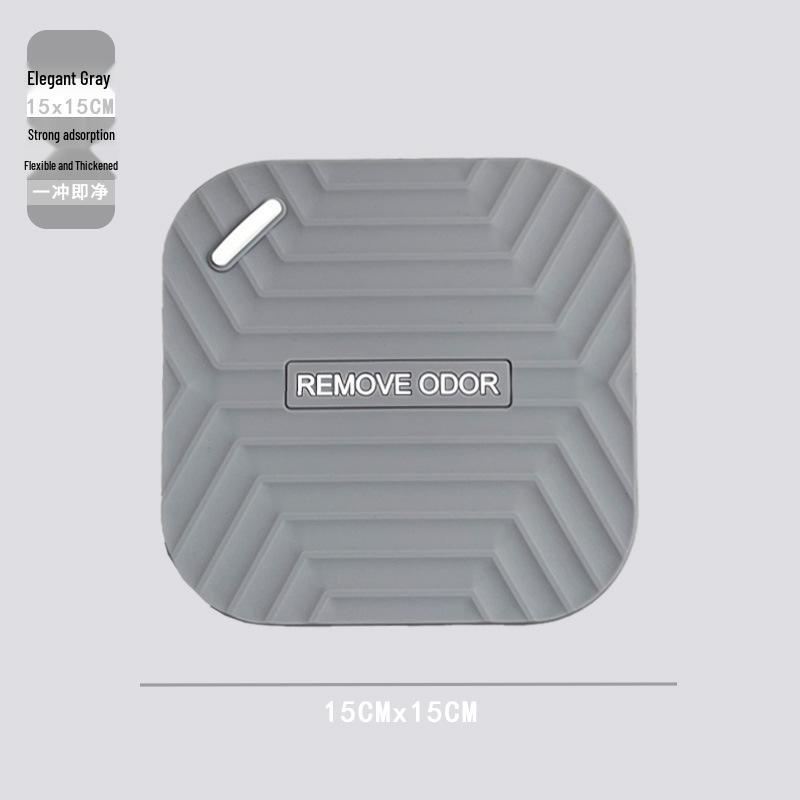 Universal Anti-Odor Floor Drain Cover for Kitchen & Bathroom - Insect & Mosquito Resistant Mat