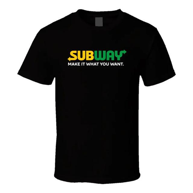Camiseta Negra Make It What You Want De Subway