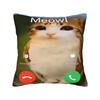 Meowl Кошка Сова Звонящий Телефон Тема Подушка Наволочка Удобная Подушка Чехол для Дивана Софы Спальни