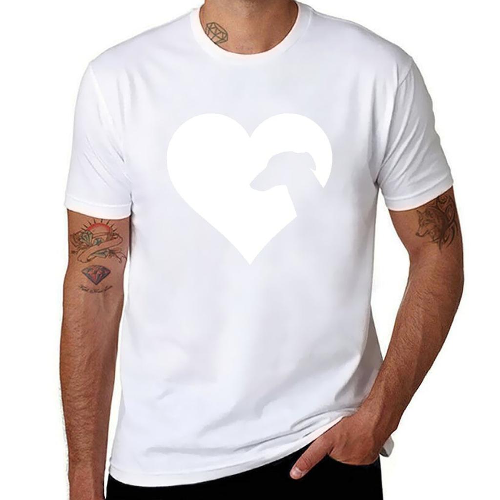 The Heart Of The Greyhound Lover Tshirt Graphic Print Short Sleeve Tshirt