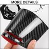 For Mercedes Benz B W245 2005-2011 Real Carbon Fiber 2Pcs Gear Stickers Shift Panel Auto Interior Cover Decoration