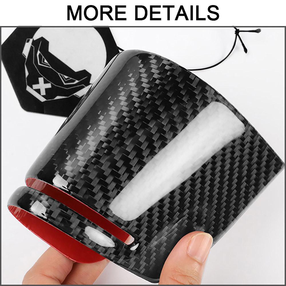 For Mercedes Benz B W245 2005-2011 Real Carbon Fiber 2Pcs Gear Stickers Shift Panel Auto Interior Cover Decoration