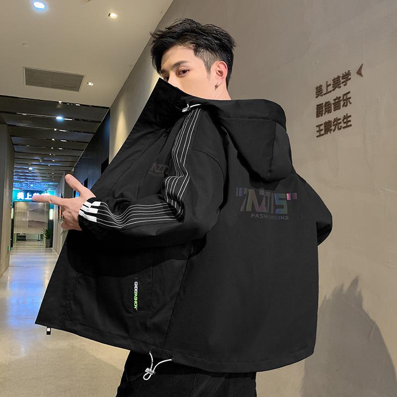 Куртка Мужская куртка Весна Осень Зима Новый стиль Плюшевая мужская одежда Красивые куртки Мальчики Повседневные топы