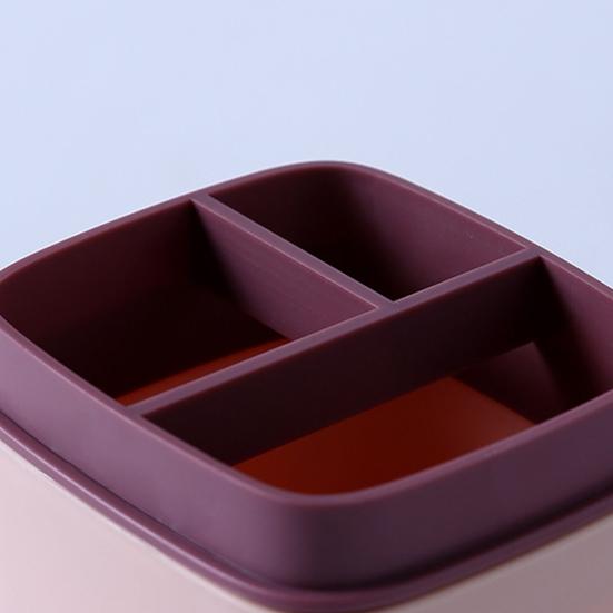 Контейнер для зубной щетки с гладкими краями, безвредный экологически чистый контейнер-контейнер для зубной щетки для ванной комнаты