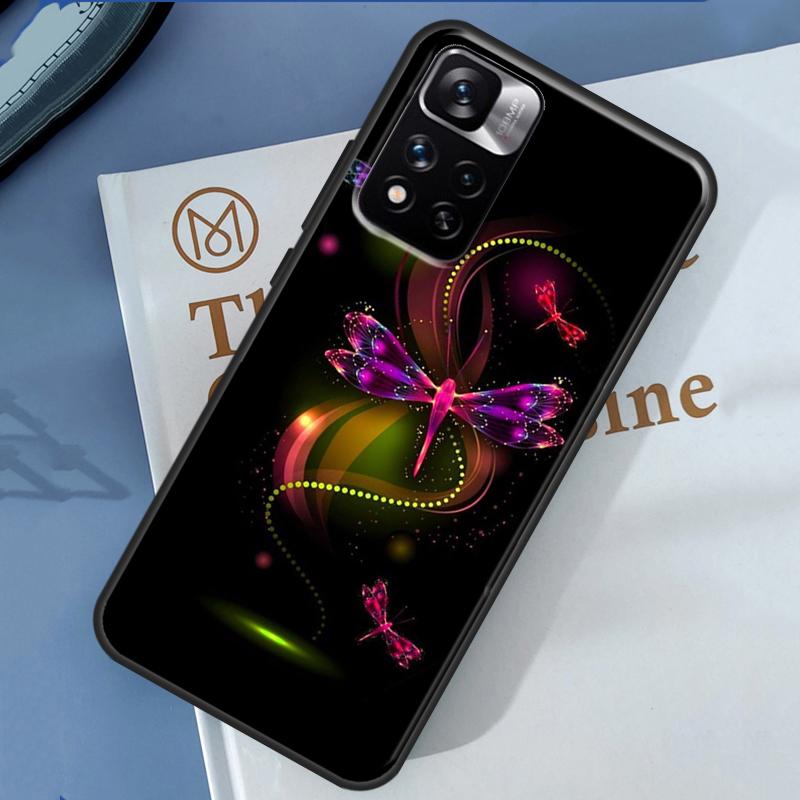 Чехол-арт с изображением стрекозы для Redmi Note 12 11 Pro Чехол для Redmi Note 10 8 9 Pro 10S 11S 9A 9C 12C 10A 10C