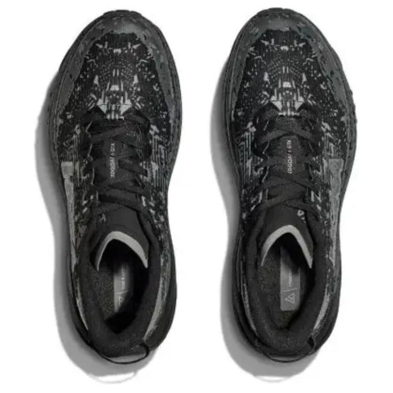 HOKA One One SPEEDGOAT 6 Противоскользящие Износостойкие Низкие Кроссовки для Бега Женские Черные Кроссовки 1155151-bckt