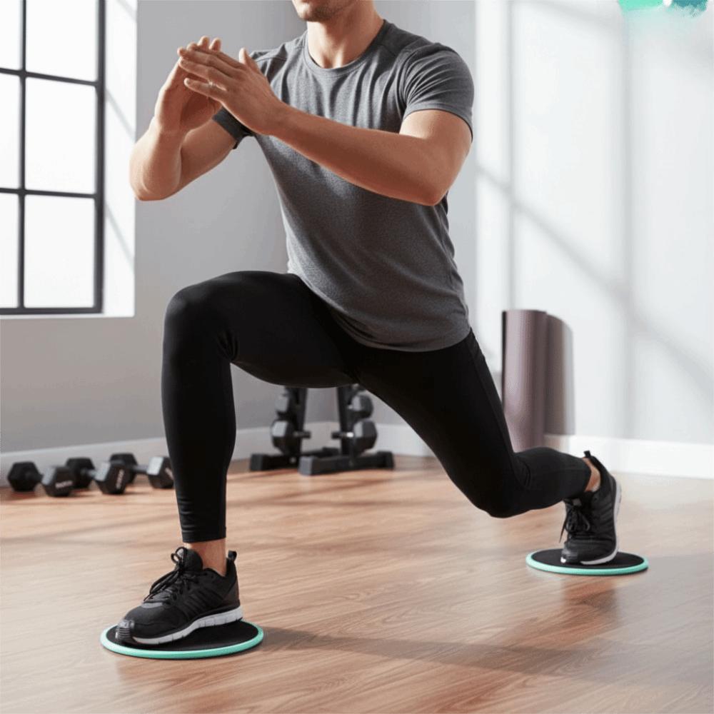 2pcs Solid Color Yoga Sliding Discs Enhanced Abdominal Muscle Core Slider Discs Fitness Training