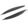 2 Pcs Headlight Eyebrow Front Left Right Light Eyelid Trim Cover for 1 Series E81 E82 E87 E88 2006 to 2013