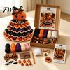 Step by Crafting Tutorial Christmas DIY Quilted Fabric Tree Craft Kit, 3D Padded Patchwork Sewing Set Stress Relief Handicraft Hobby for Beginners,