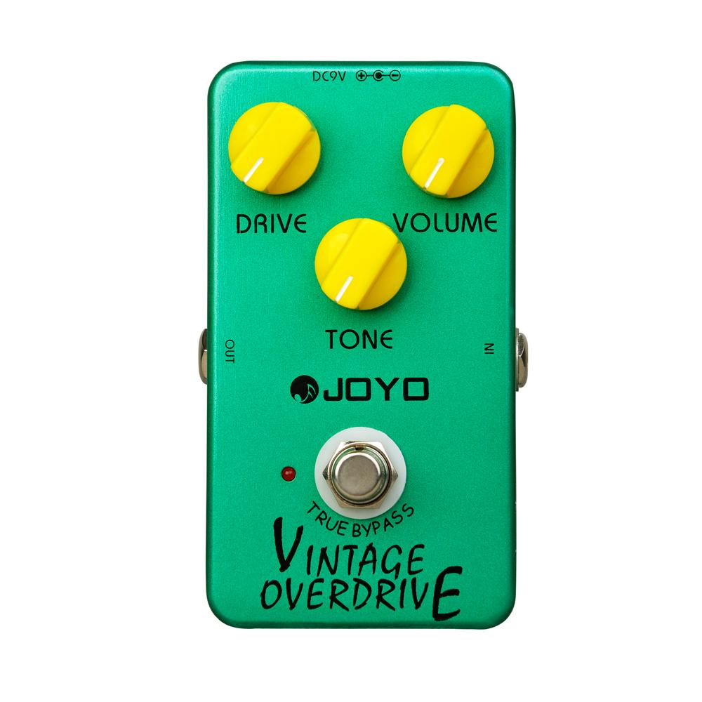 JOYO JF-01 Vintage Overdrive Гитарная педаль Создающая Теплый Мягкий Плавный Овертон Овердрайв Педаль с Эффектами Сустейна