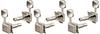Scud Kluson-type Tuning Pegs, Metal Knobs, 6L Nickel 2103NS