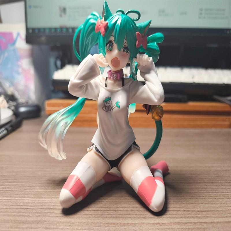 4.33-7.87 Inch Hatsune Miku Anime Action Figures Noodles Stopper Model Figure Toys Collectible Gift For Toys Hobbies Children